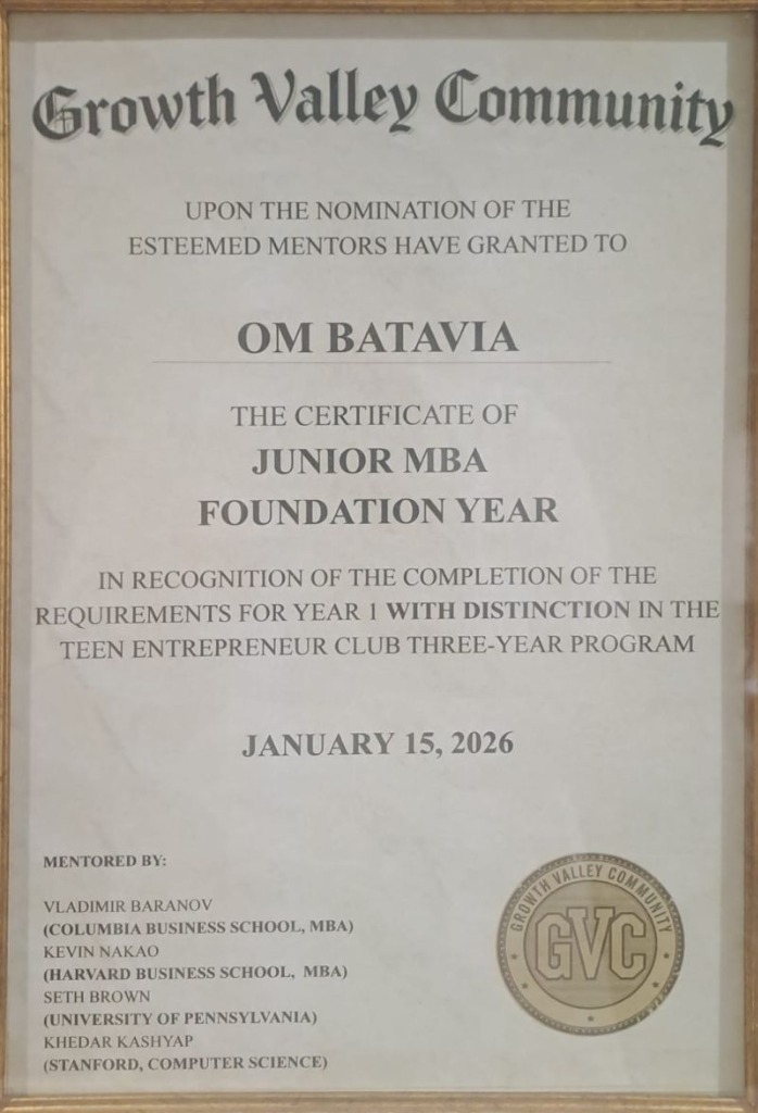 Junior MBA Foundation Year